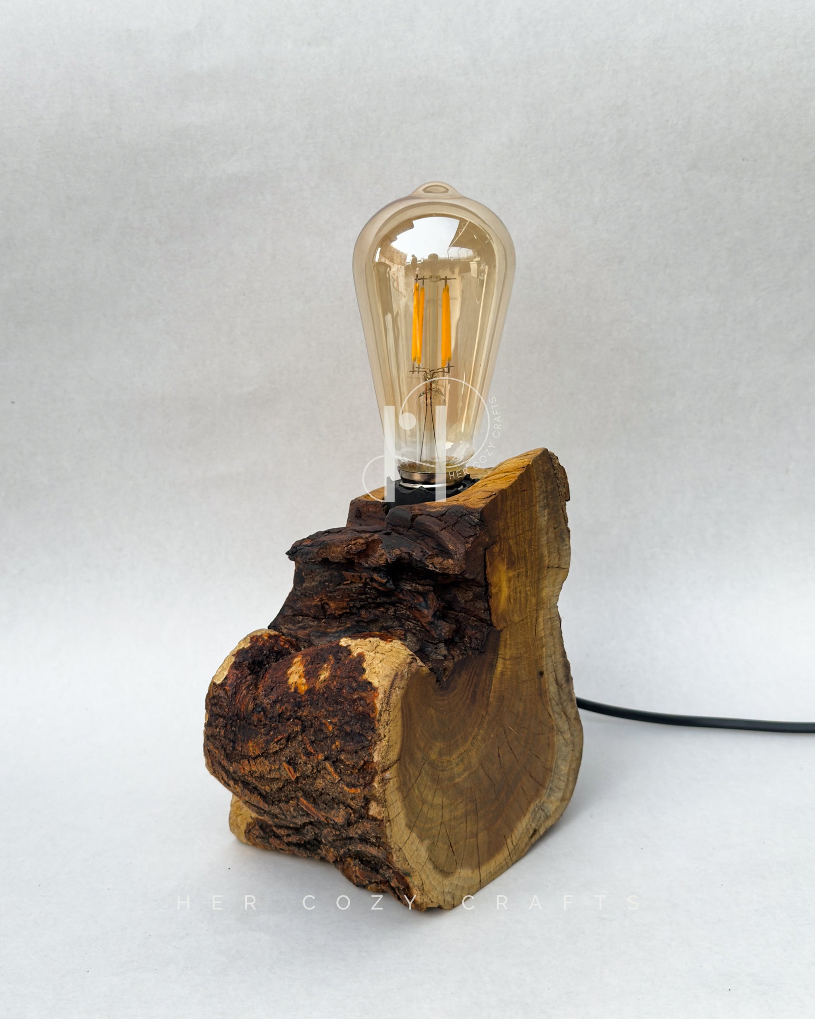 Mini Wooden Table Lamps
