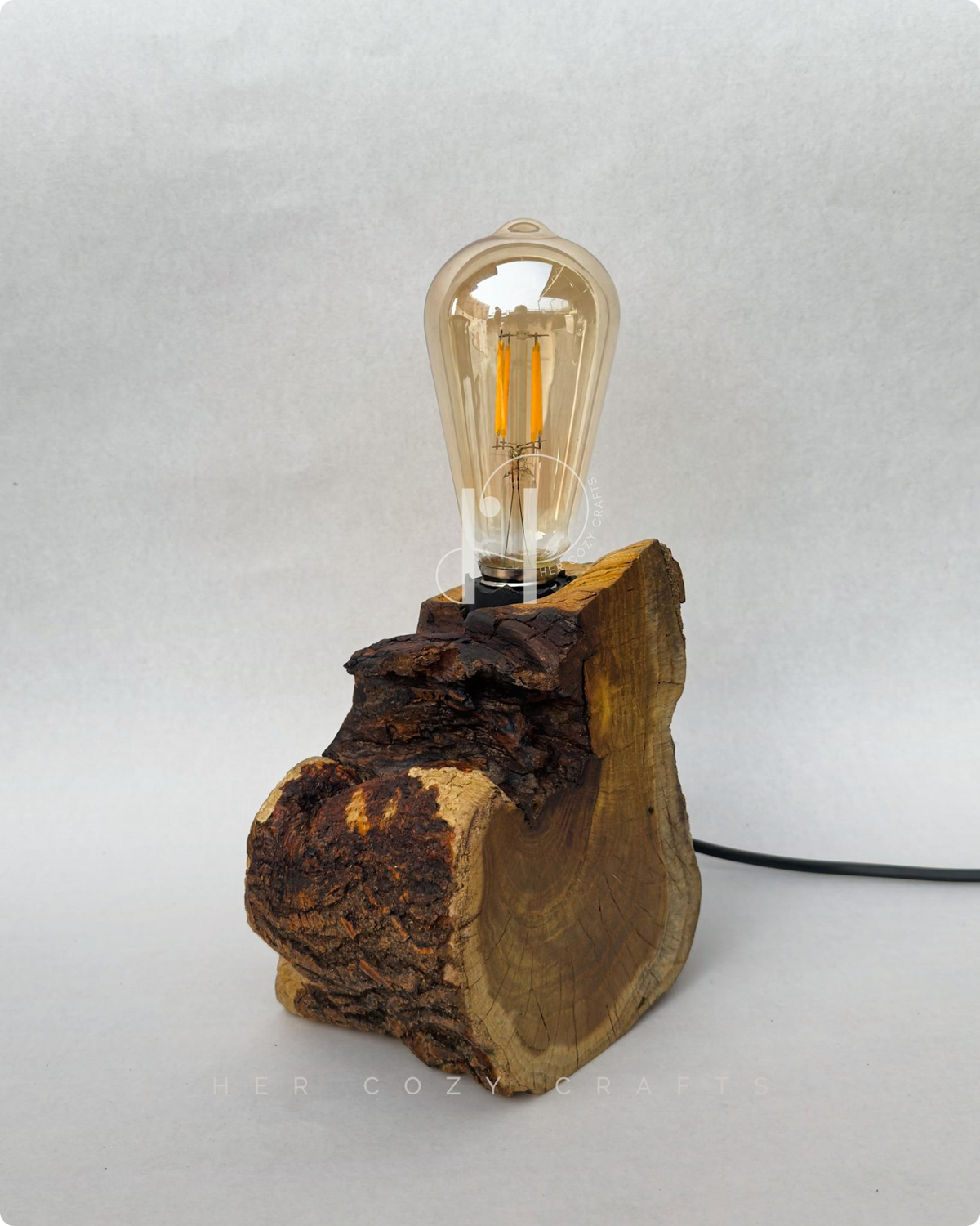 Mini Wooden Table Lamps
