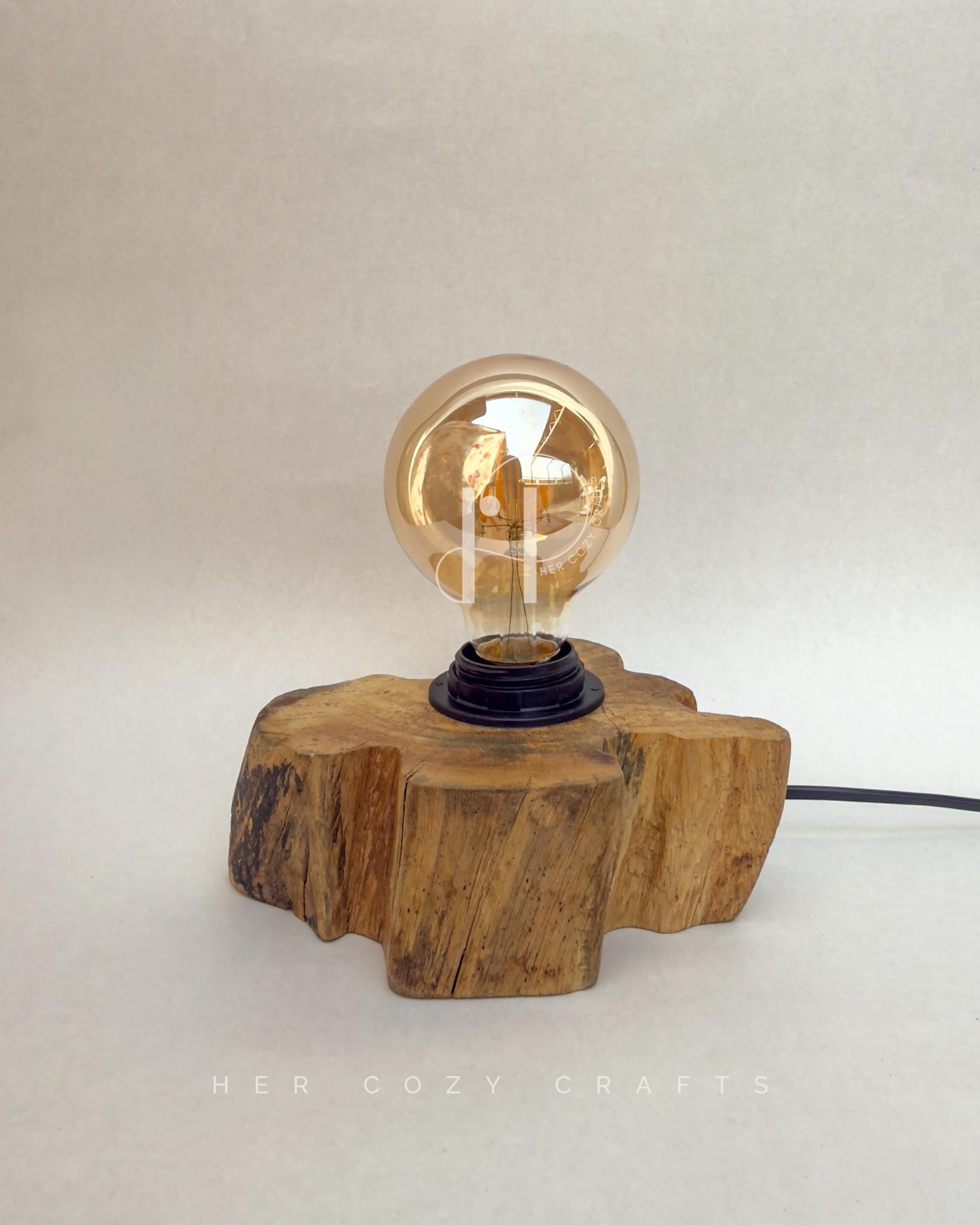 Amber Orb Lamp