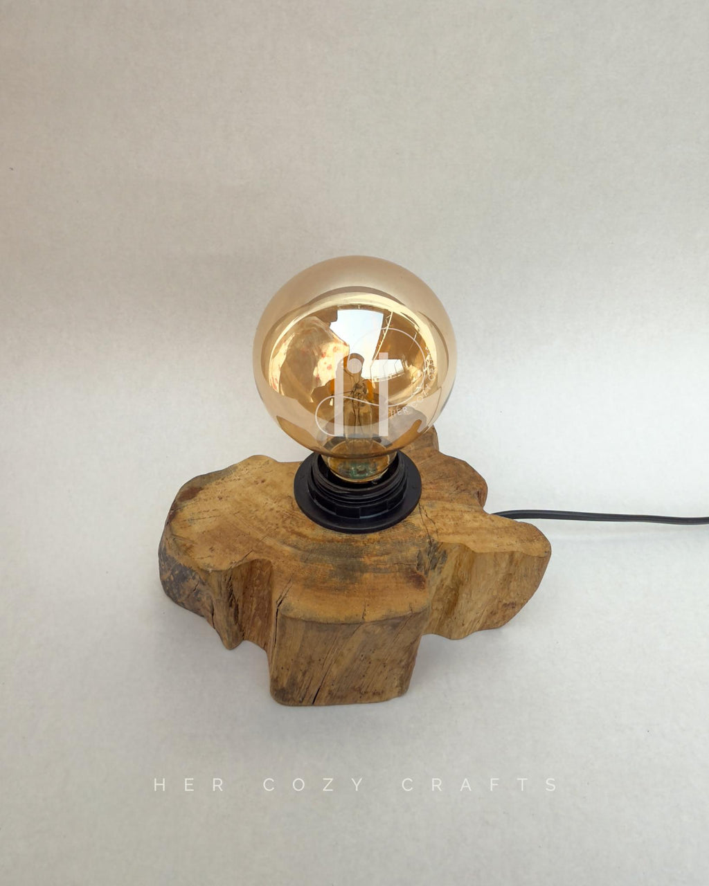 Amber Orb Lamp