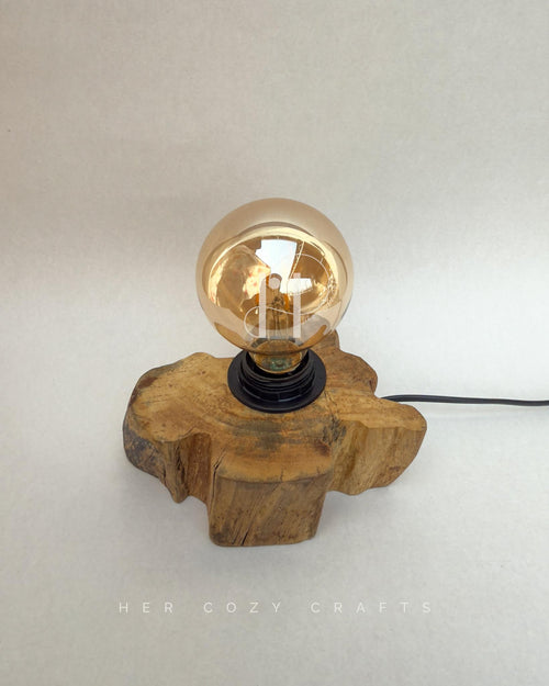 Amber Orb Lamp