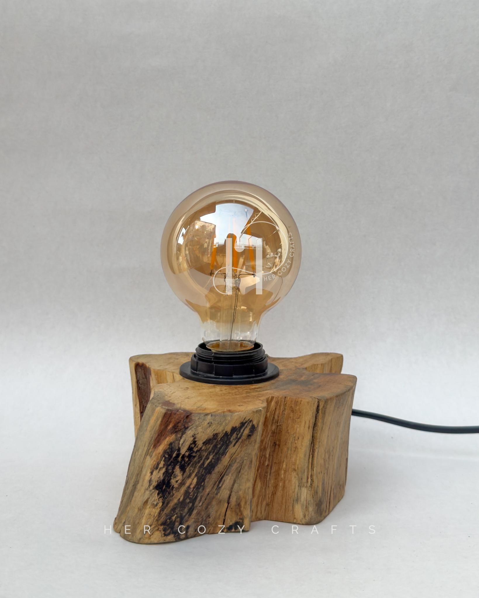 Amber Orb Lamp
