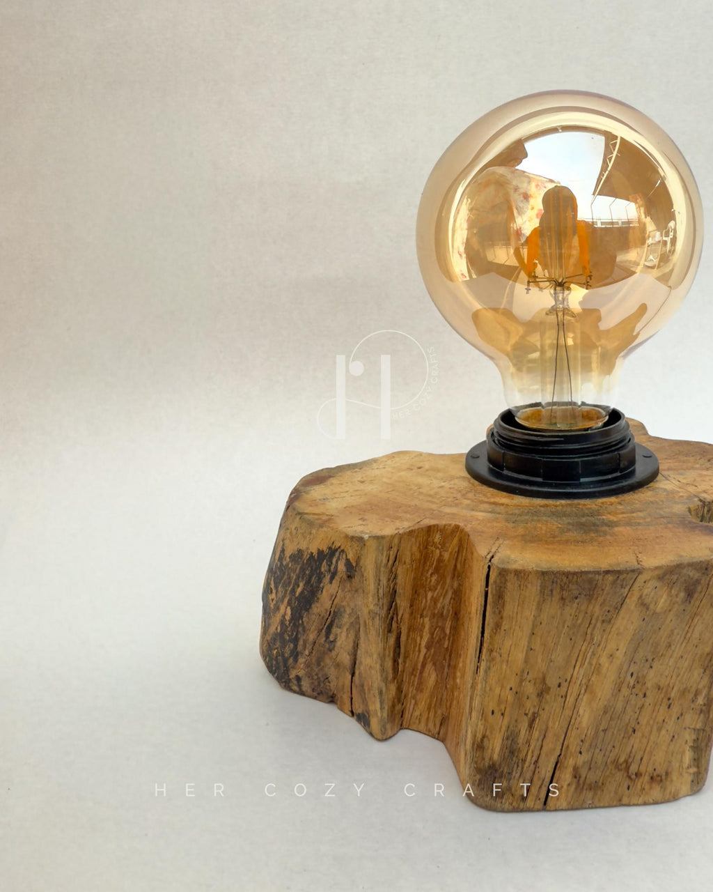 Amber Orb Lamp