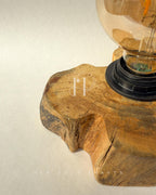 Amber Orb Lamp