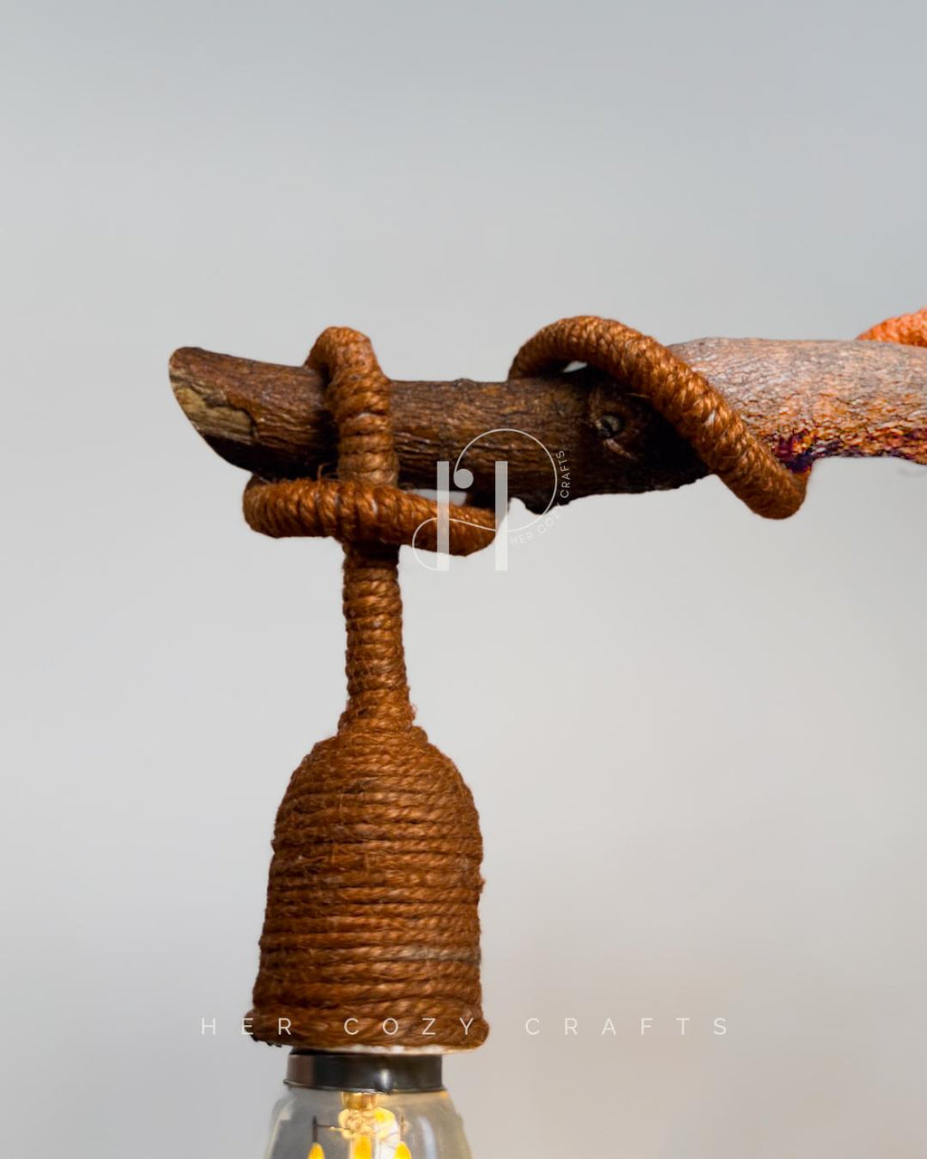 L Shape Yard Lamp - Side reaching stem over village deck
