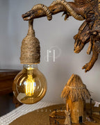 Wild Crest Lamp - Forward bent wood over tiny yard