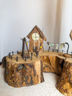 Harbor Arch Lamp - Tall sweep with windowed hut