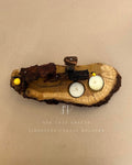 Twinlight Town | Handcrafted Wooden Candle Holder