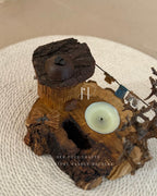Branchlight Hut | Handcrafted Wooden Tealight Candle Holder