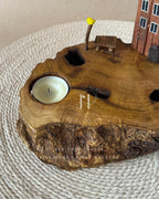 Tallbark Home | Handcrafted Wooden Tealight Candle Holder