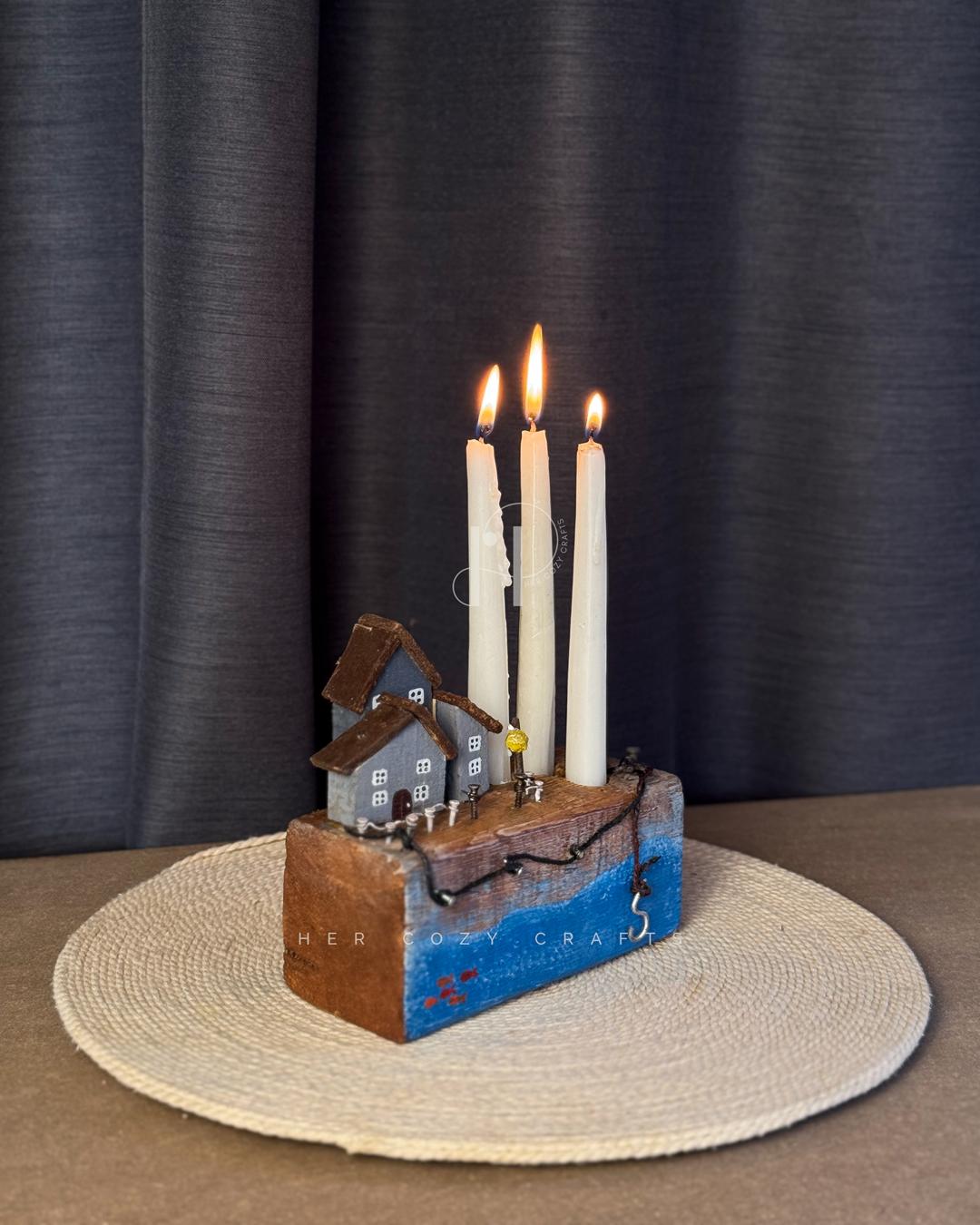 Sea Haven Candle Holde