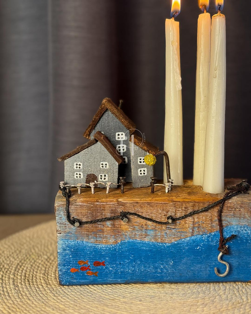 Sea Haven Candle Holde