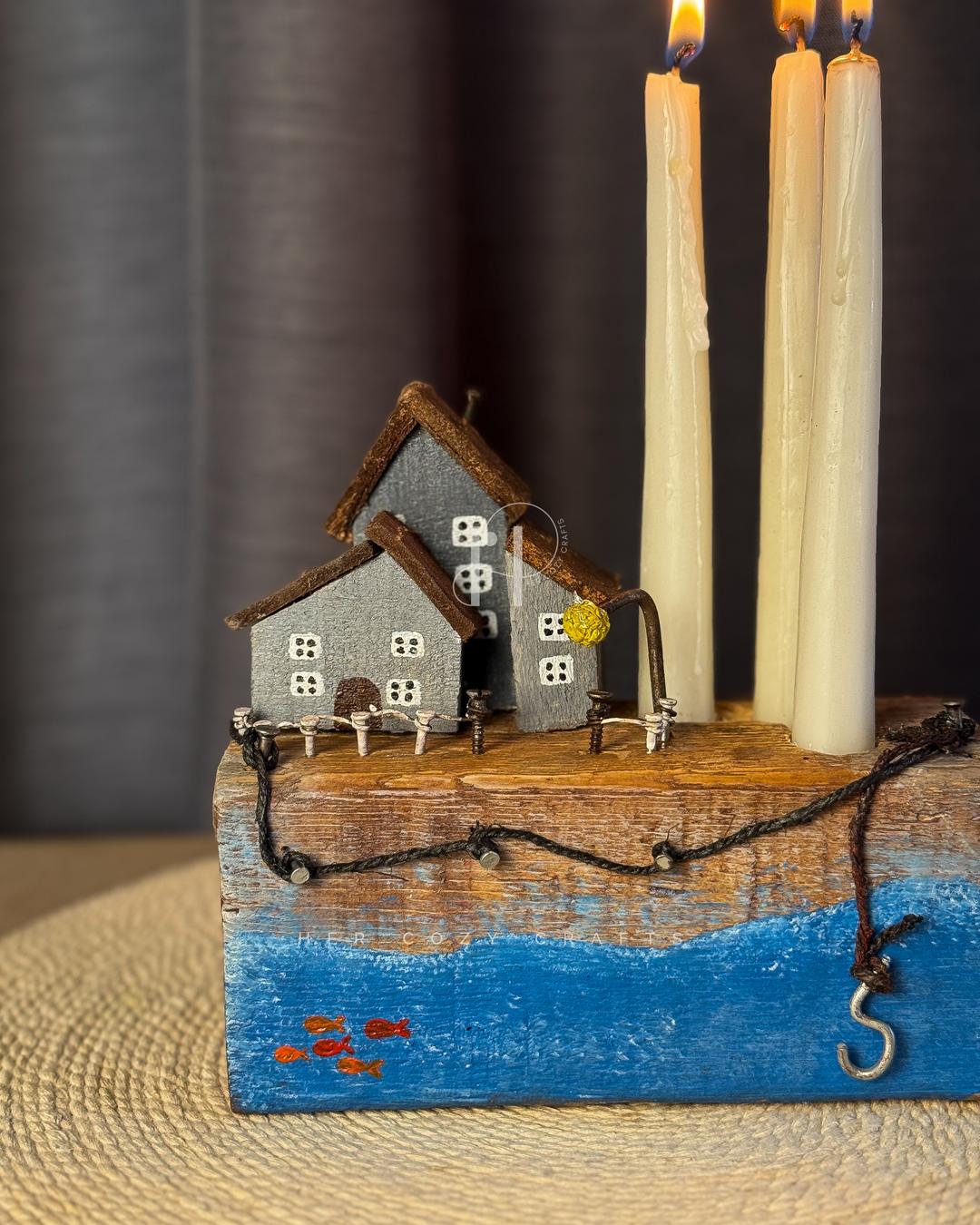 Sea Haven Candle Holde
