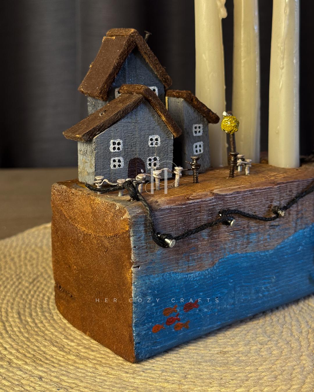 Sea Haven Candle Holde