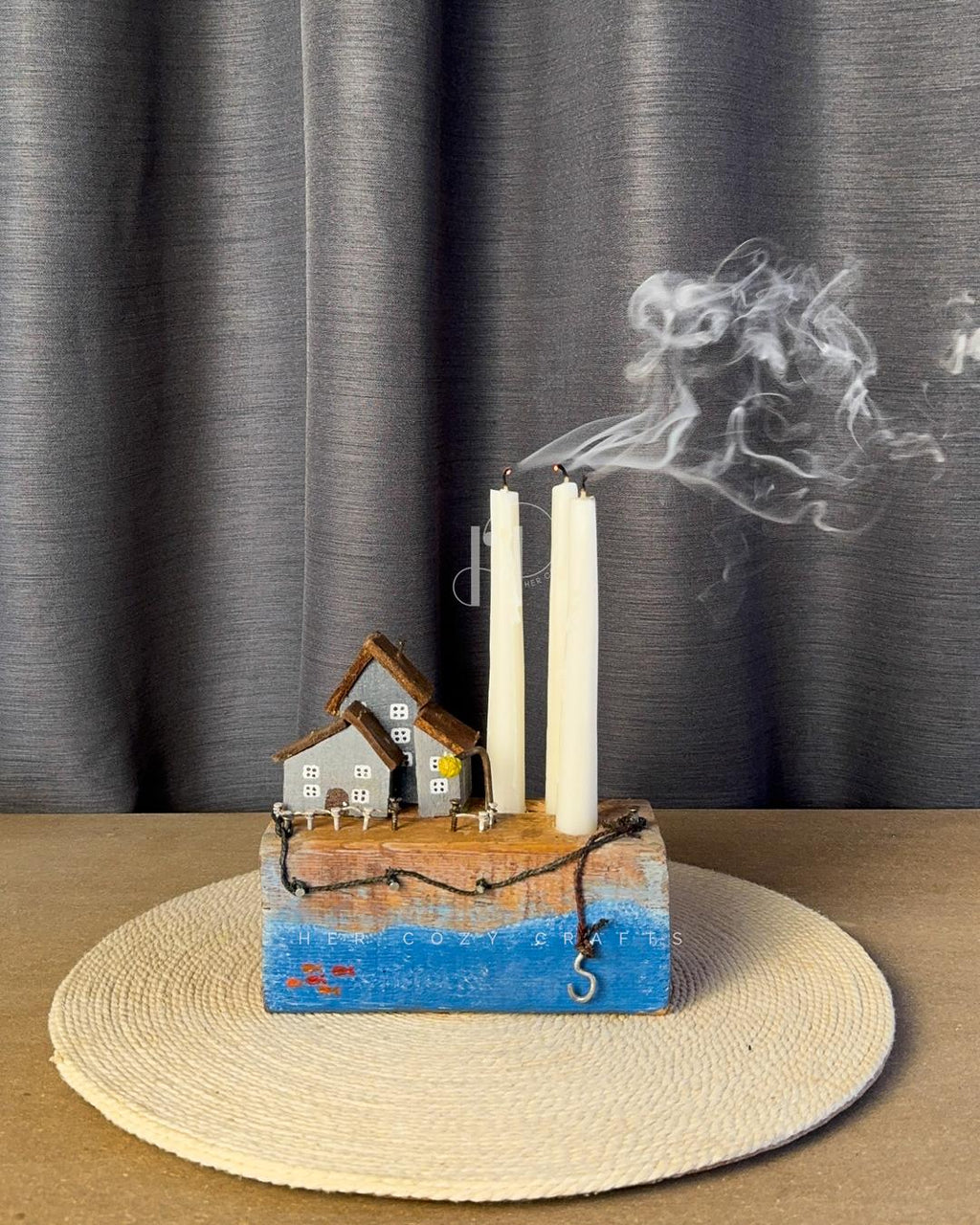 Sea Haven Candle Holde