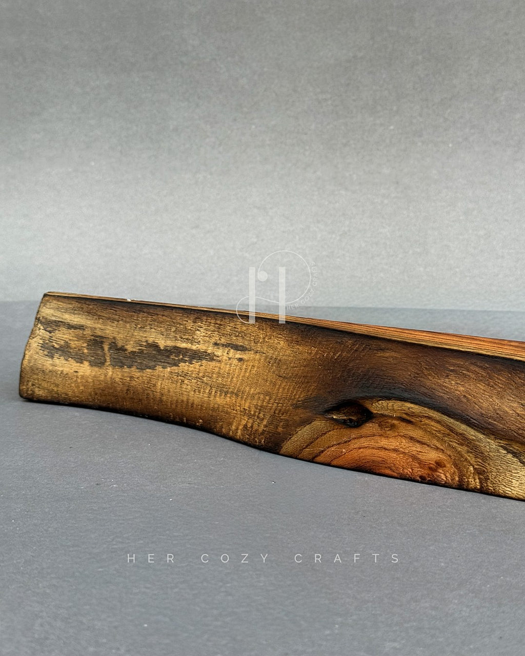 Double Candle Holder – Clean Wooden Base with Two Taper Candle Slots