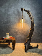 Wildwood Arch – Driftwood Floor Lamp - Hercozycrafts Floor Lamp