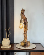 Rustic table lamp