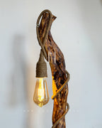 Rustic table lamp