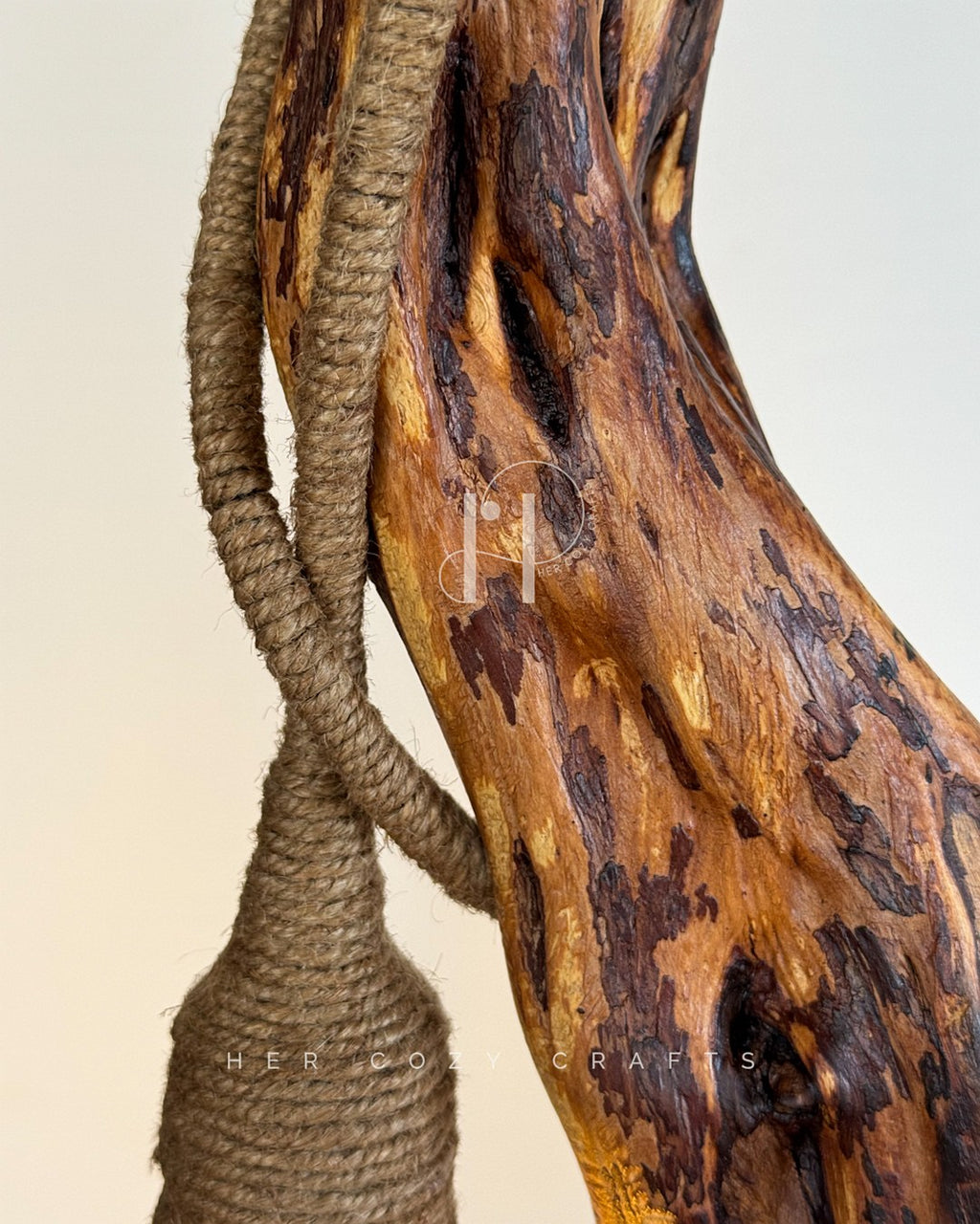 Rustic table lamp