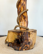 Rustic table lamp