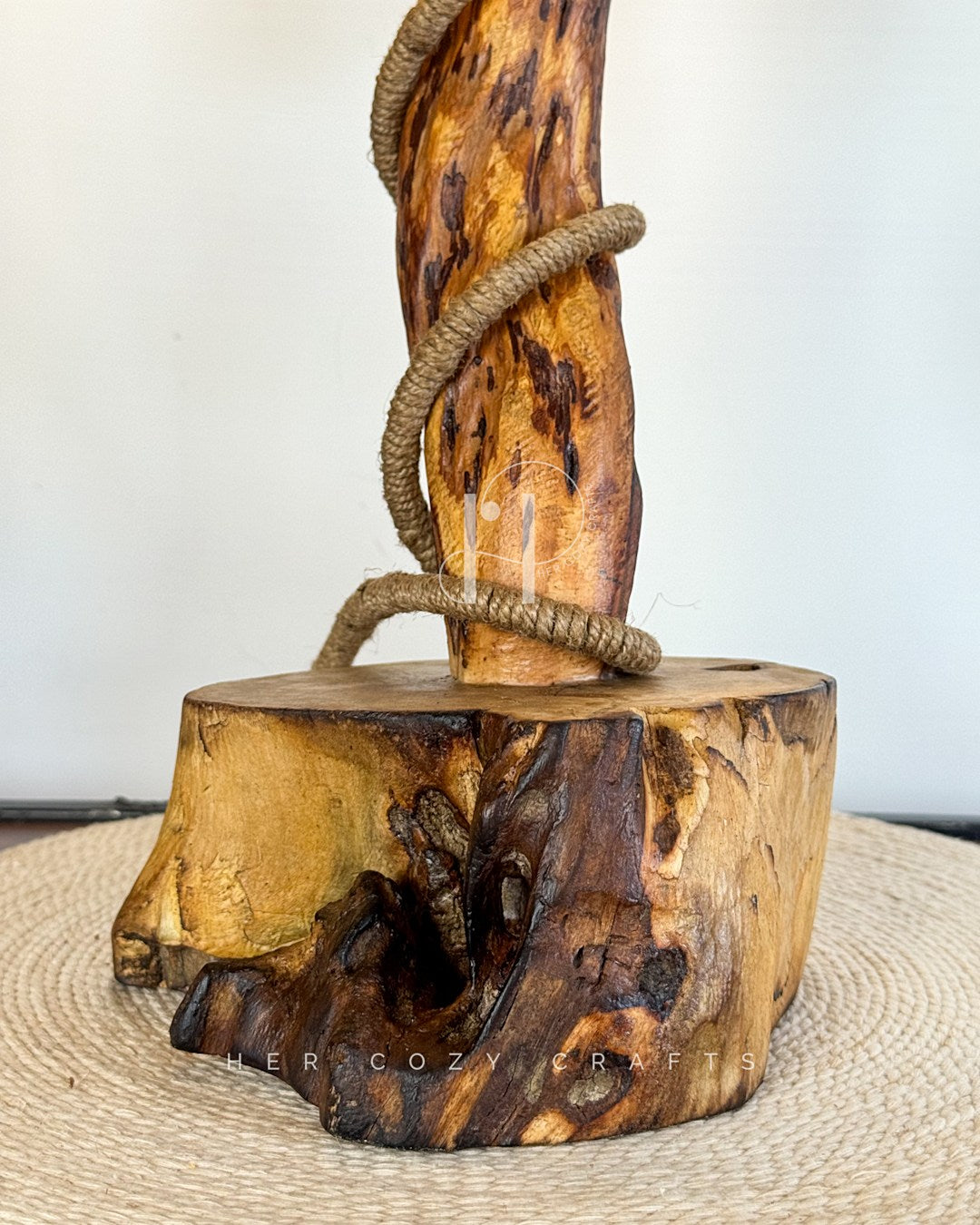 Rustic table lamp