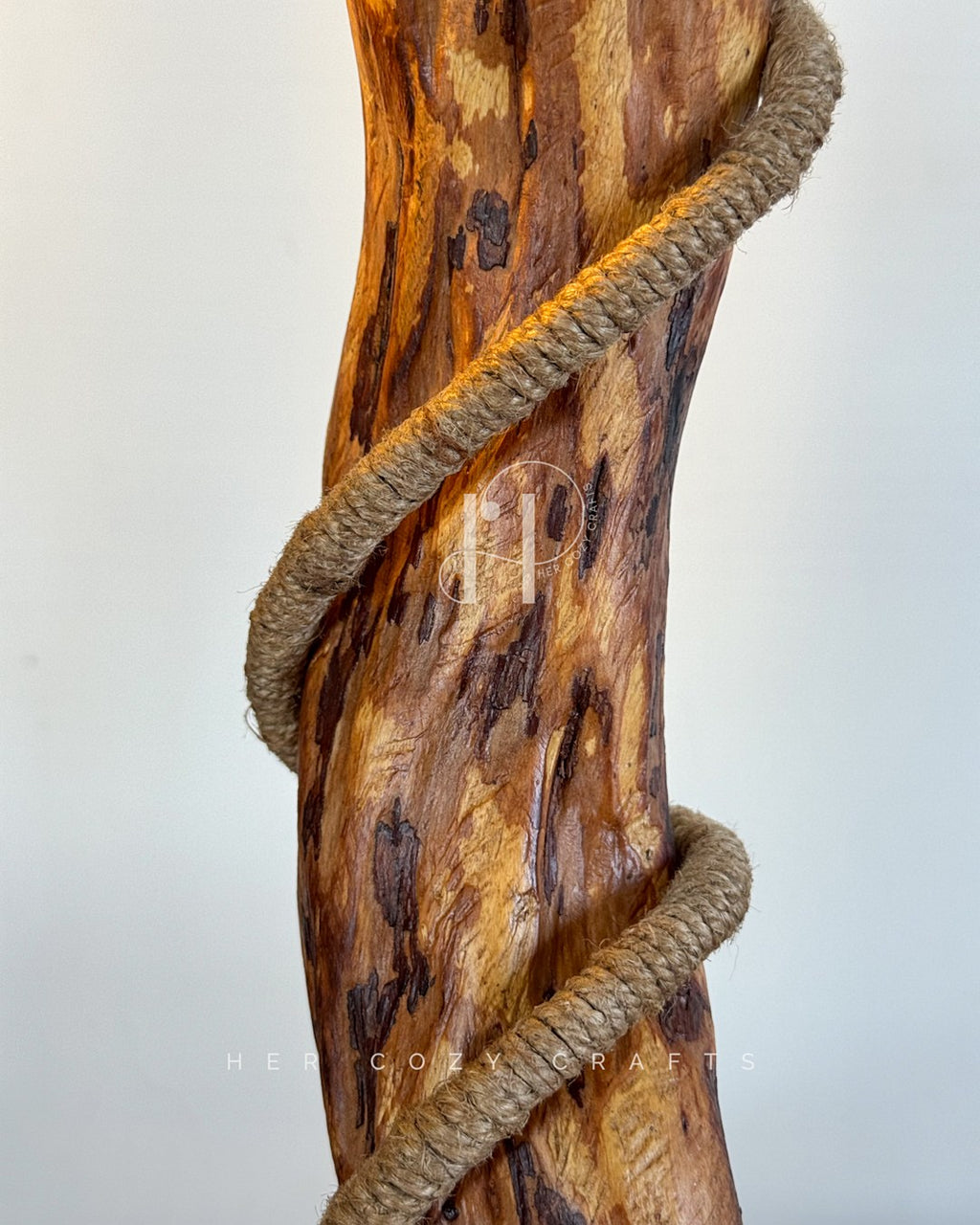 Rustic table lamp
